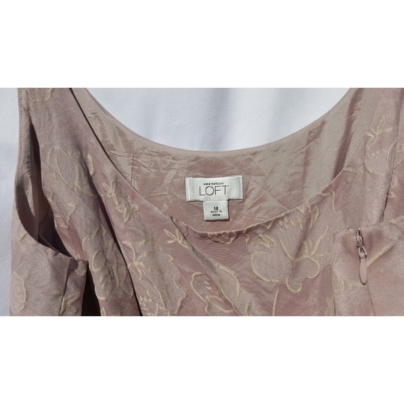 Ann Taylor Lavendar Sleeveless Dress - Picture 2 of 5